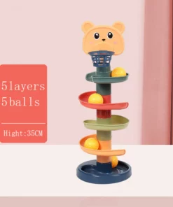 Rolling Ball Pile Tower Toy