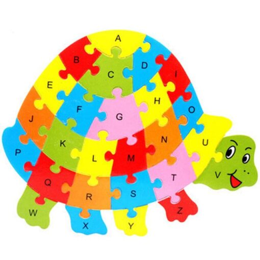 Baby Wooden Alphabet Animal Puzzle