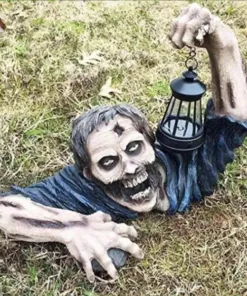 Zombie Statue Halloween Decoration