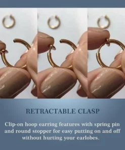 Non-Piercing Septum Earrings Hoop