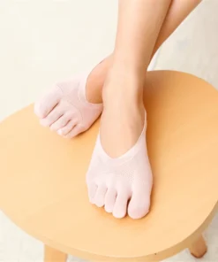 Non-Slip Breathable Five Fingers Ankle Toe Socks