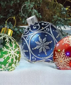 Outdoor Christmas Inflatable Decorated Ball