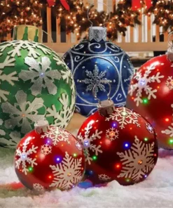 Outdoor Christmas Inflatable Decorated Ball