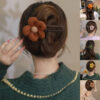 Plush Flower Clip