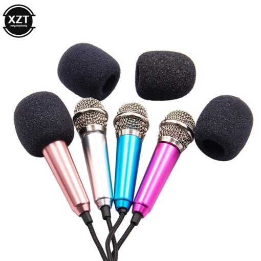 Portable 3.5mm Stereo Studio Mini Microphone