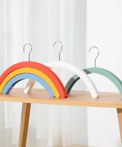 Three-Layer Multifunctional Rainbow Rotating Clothes Hanger