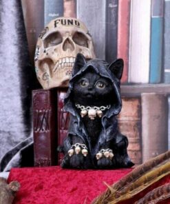 Resin Black Cat Statue Decor