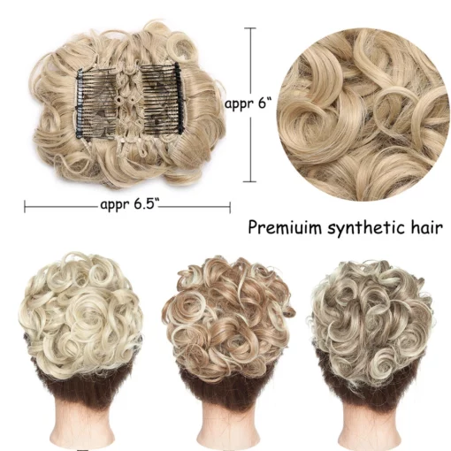 Speichern Sie Ihr unordentliches Haar-gelocktes Haarnadel-Brötchen