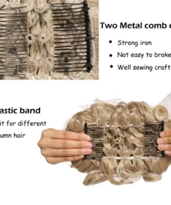 Save Your Messy Hair-Curly Hairpin Bun