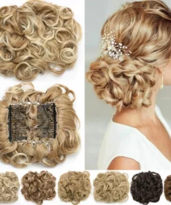 Save Your Messy Hair-Curly Hairpin Bun