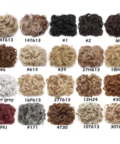 Save Your Messy Hair-Curly Hairpin Bun