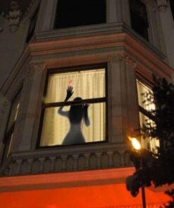 Scary Ghost Halloween Window Sticker