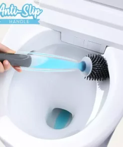 Silicone Cleaner Spray Toilet Bowl Brush