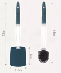 Silicone Cleaner Spray Toilet Bowl Brush