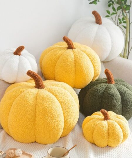 Soft Pumpkin Plush Halloween Pillows