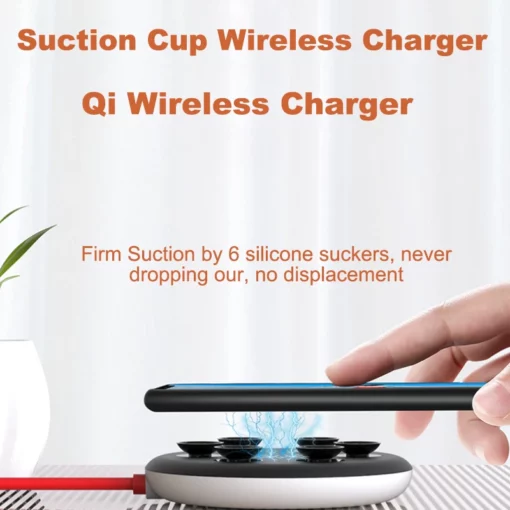Spider Suction Inivèsèl Wireless Charger