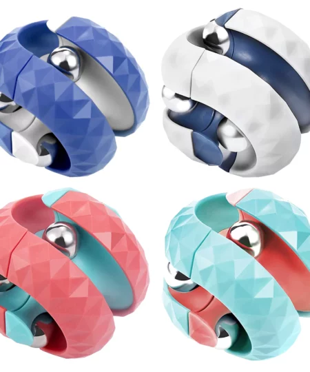 Track Pinball Finger Spinner Toy