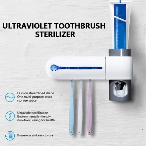 Ultrafialové sterilné zubné kefky