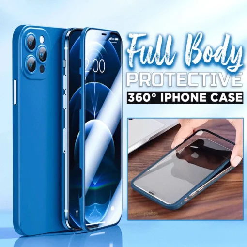 Upgraded Tempered Glass Lens Protective Case for iPhone Buy Today Get