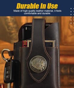 Multifunctional Leather Mobile Phone Bag