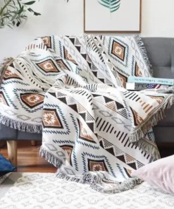 Vintage Pumpkin Sofa Cover Blanket