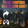 Voice Control Halloween Witch Decoration Light Set