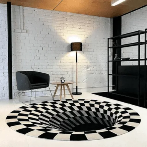 שטיח תלת מימד של Vortex Illusion