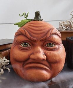 Expressive Pumpkin Faces Halloween Decoration