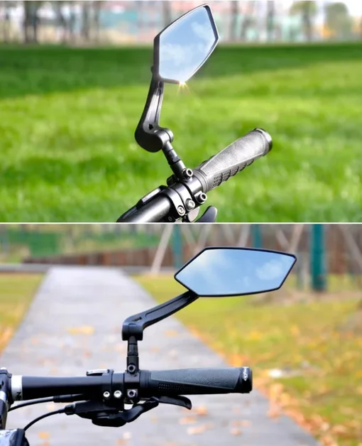 Širokorozsahové zrkadlo na bicykel