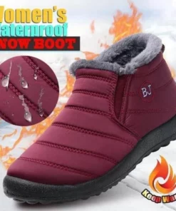 Winter Warm Snow Waterproof Cotton Shoes