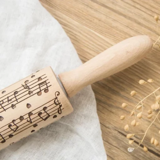 3D Music Notes Rolling Pin