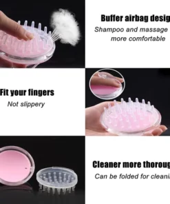 Silicone Shampoo Massage Brush