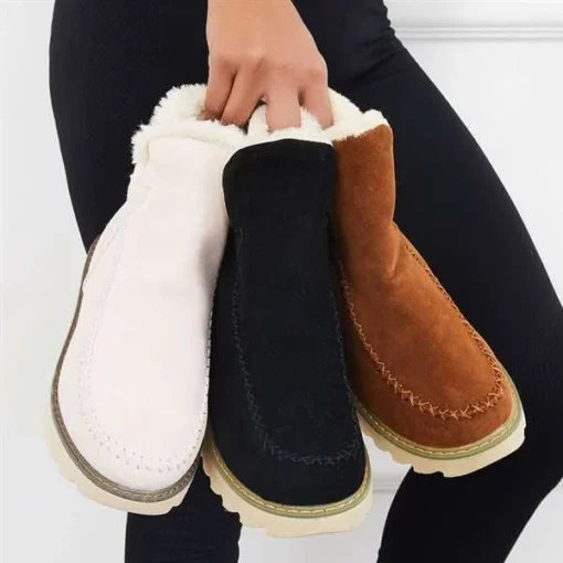 Mga Babaye nga Classic Non-Slip Ankle Snow Boots