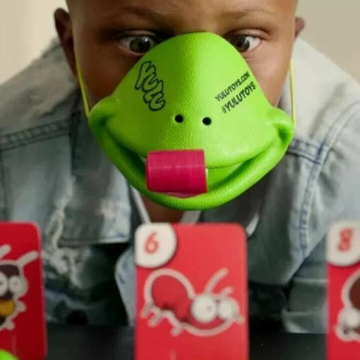 Гуштер уста Смешна Интересна Атрактивна играчка за играње со карти повеќекратно