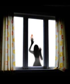 Scary Ghost Halloween Window Sticker