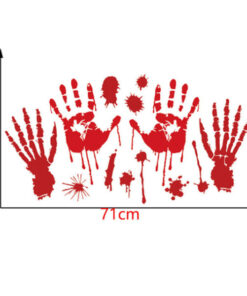 Scary Ghost Halloween Window Sticker