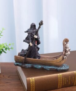 Scary Man Boat Resin Figurine Home Decor