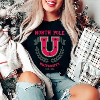 North Pole University Tee