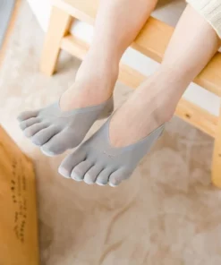 Non-Slip Breathable Five Fingers Ankle Toe Socks
