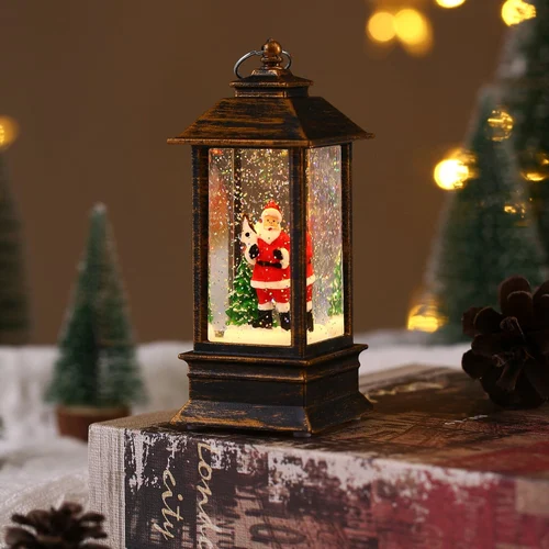 Snow Globe Christmas Lantern Decorations - Image 5