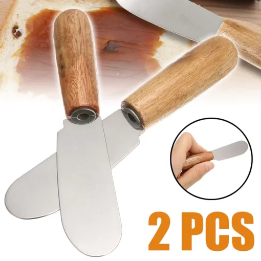 2 komada simpatičnog stojećeg noža za maslac