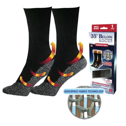 35 степени Алуминизирани влакна Греење чорапи