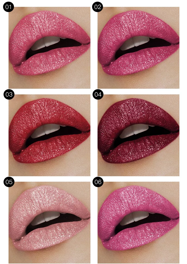 Diamond Lip Gloss Matte To Glitter Liquid Lipstick Waterproof - Image 5