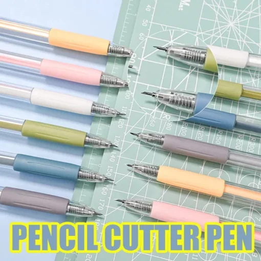 Cartoon Pattern Student Utility Knife Pen（6 Pcs)
