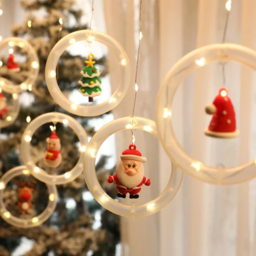 Ringverlichting voor kerstdecoratie