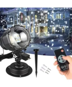 Christmas LED Light Snowfall Projector
