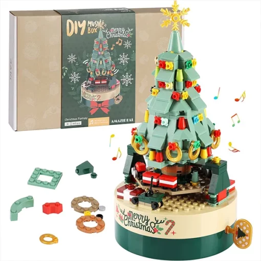 DIY Building Blocks Christmas Tree Octavo Box (360 ks)