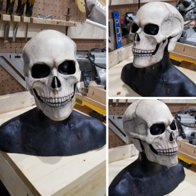 Full Head Skull Ghost Mask