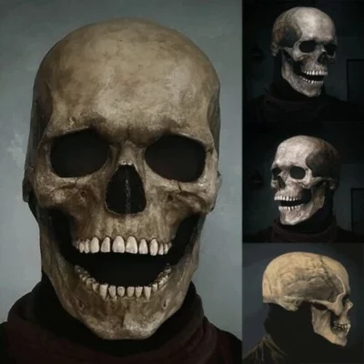 Full Head Skull Ghost Mask