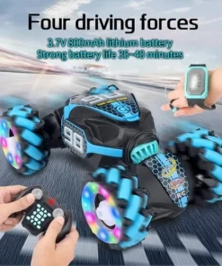 Gesture Sensing RC Stunt Car With Light